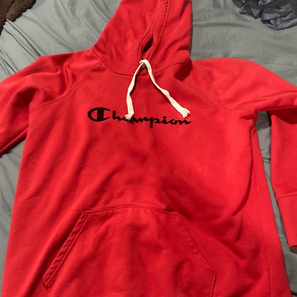 Champion hoodie red XL